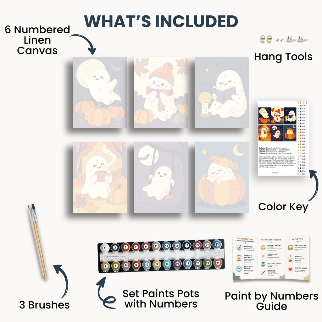 Cozy Ghosts | 6 Mini Kits