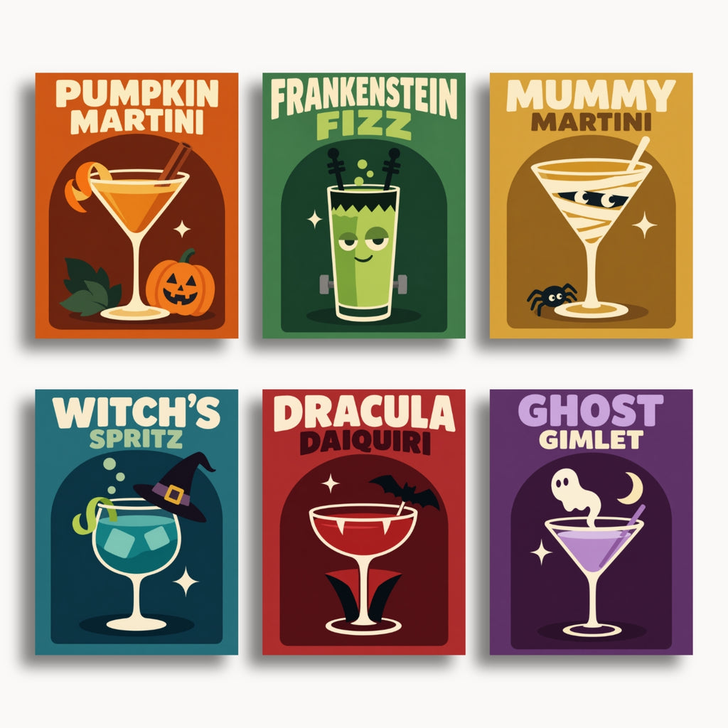 Spooky Cocktails | 6 Mini Kits