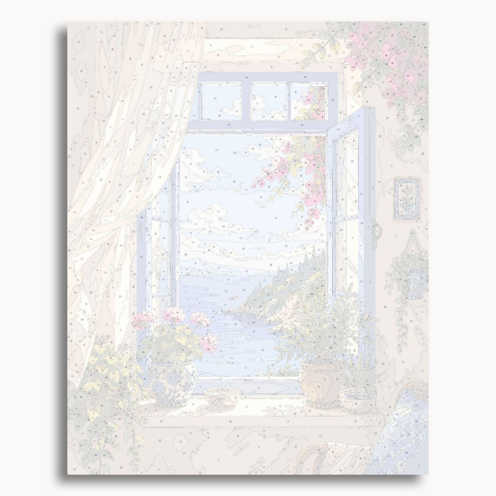 Coastal Window View