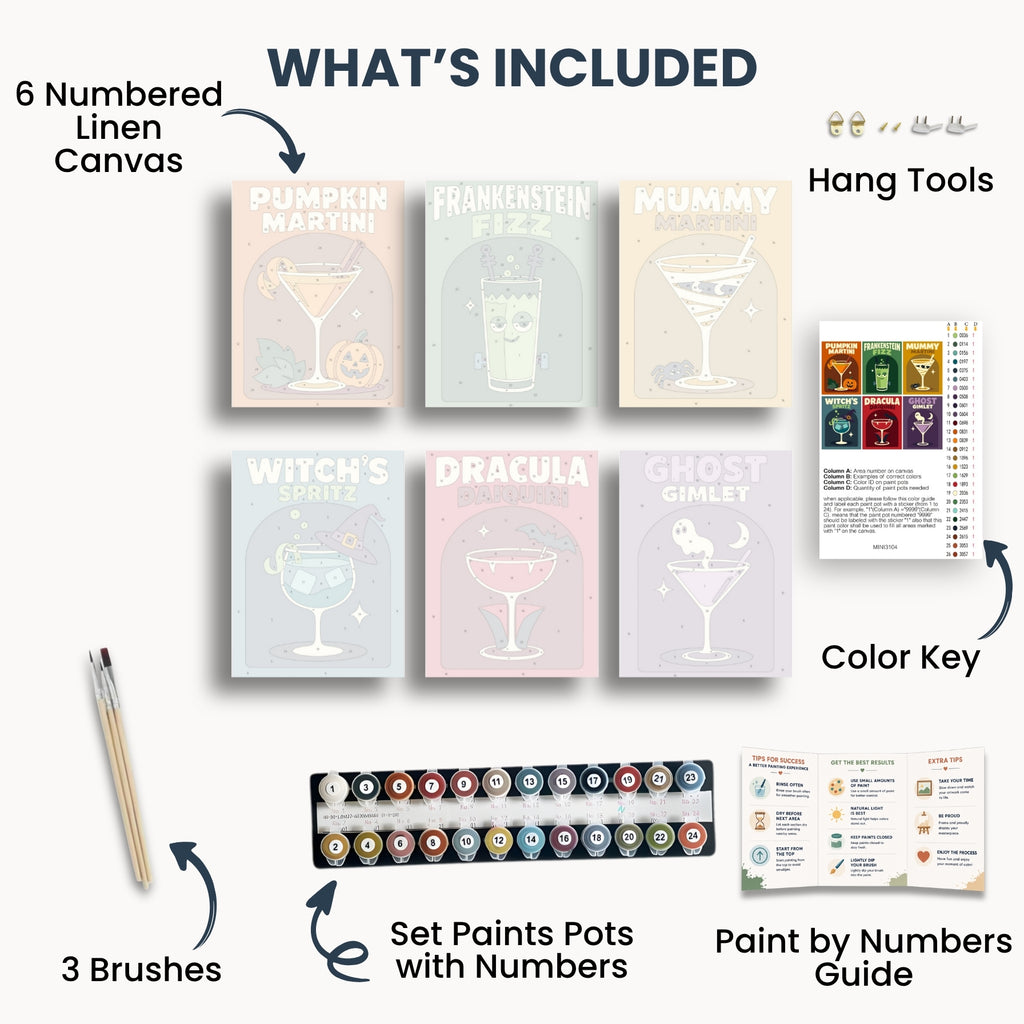 Spooky Cocktails | 6 Mini Kits