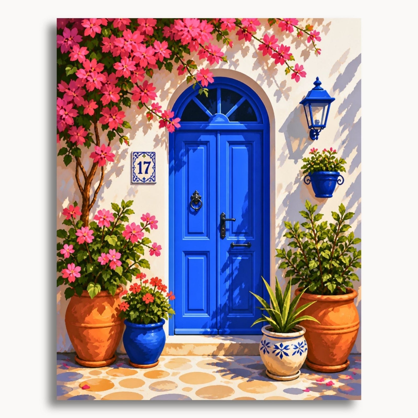 Blue Mediterranean Door