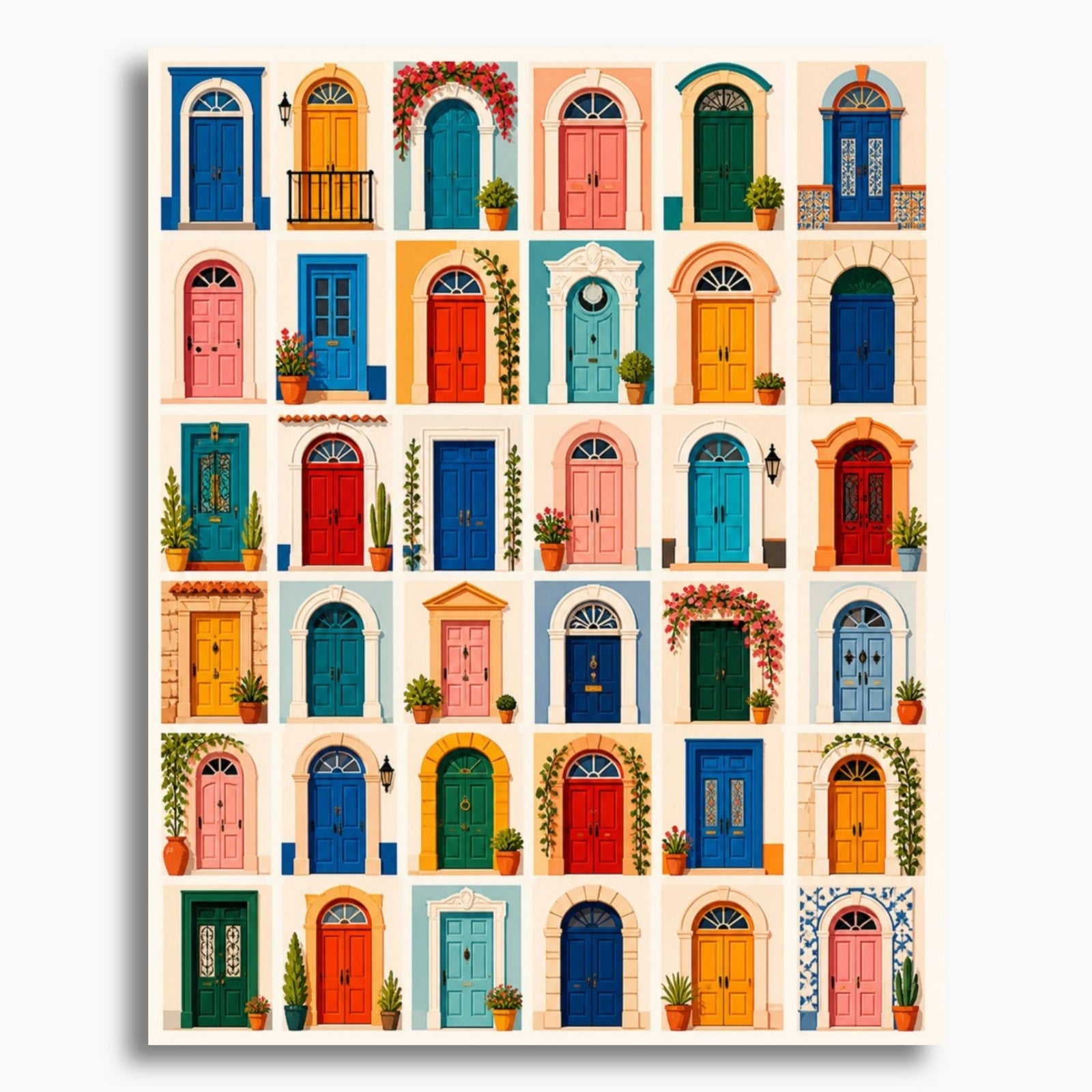 Colorful Doorways