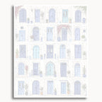 Blue Mediterranean Doors