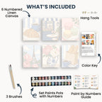 Paris Café Mini Paint By Numbers Set