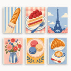 Ensemble de mini peinture par numéros pour spa de luxe
