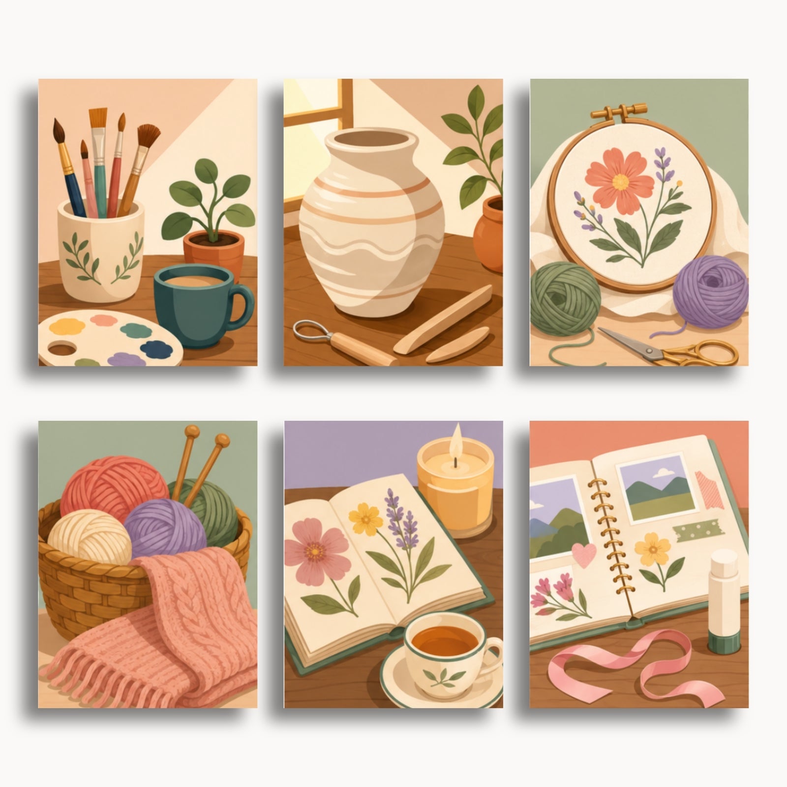 Creative Hobbies Mini Paint By Numbers Set