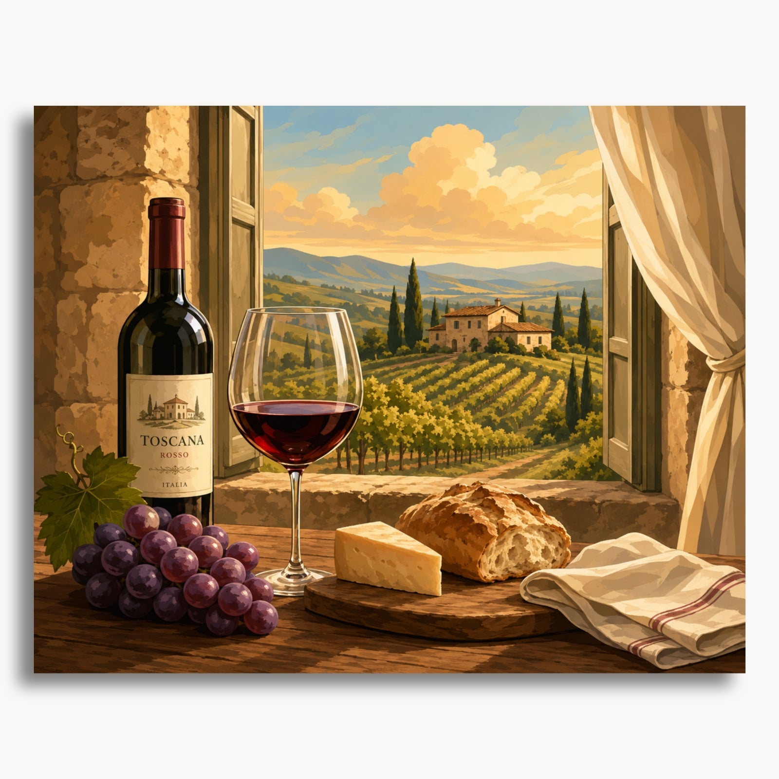 Tuscan Vineyard