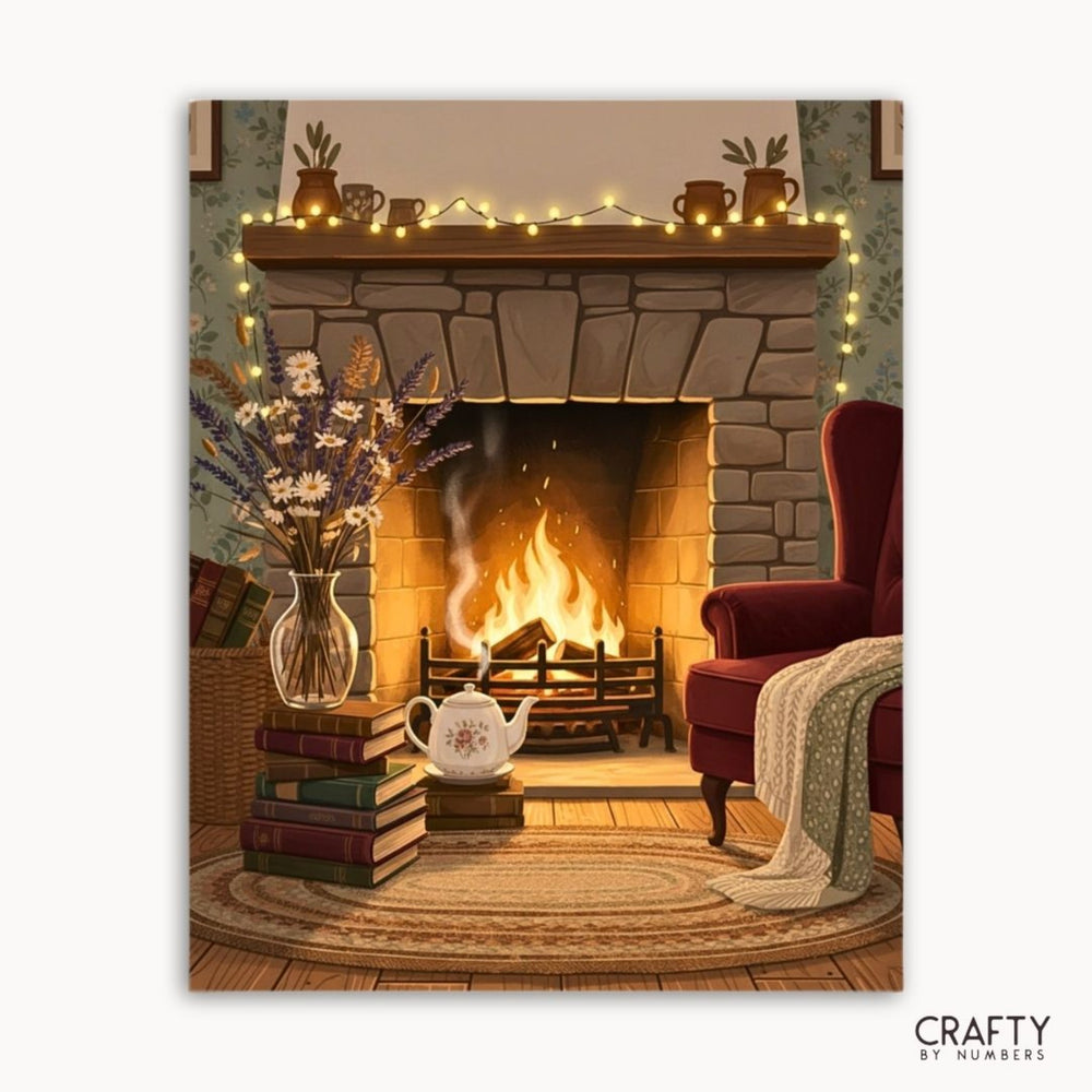 Fireside Evening Glow