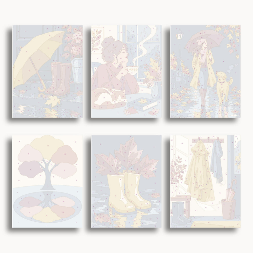 Rainy Autumn Walks | 6 Mini Kits