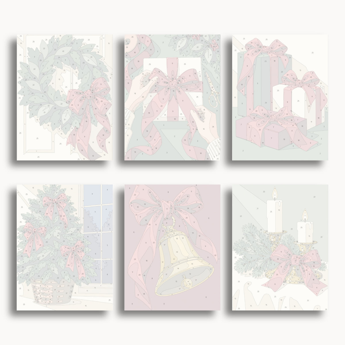 Nœuds de Noël | 6 mini-kits