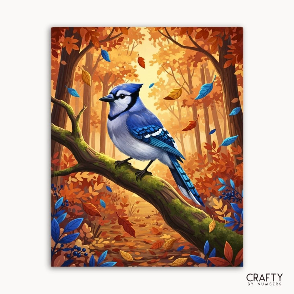Autumn Whisper Blue Jay