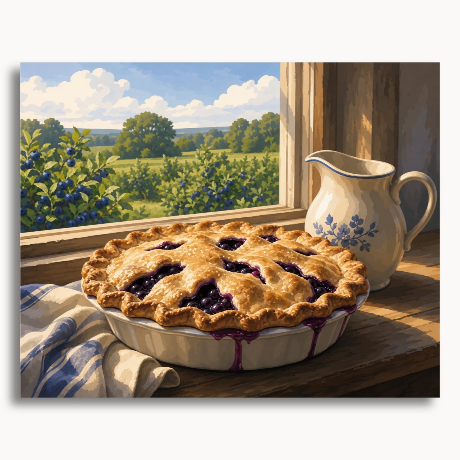 Tarte aux bleuets