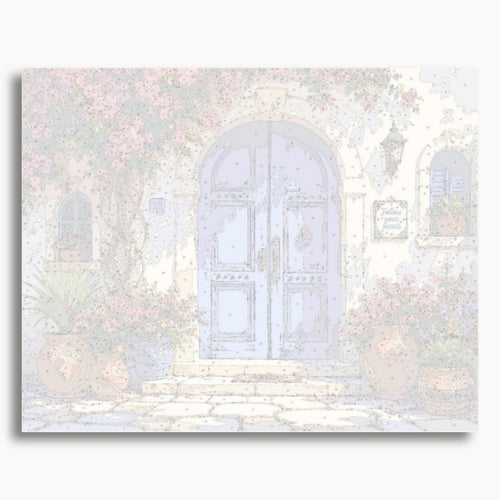 Blue Garden Door