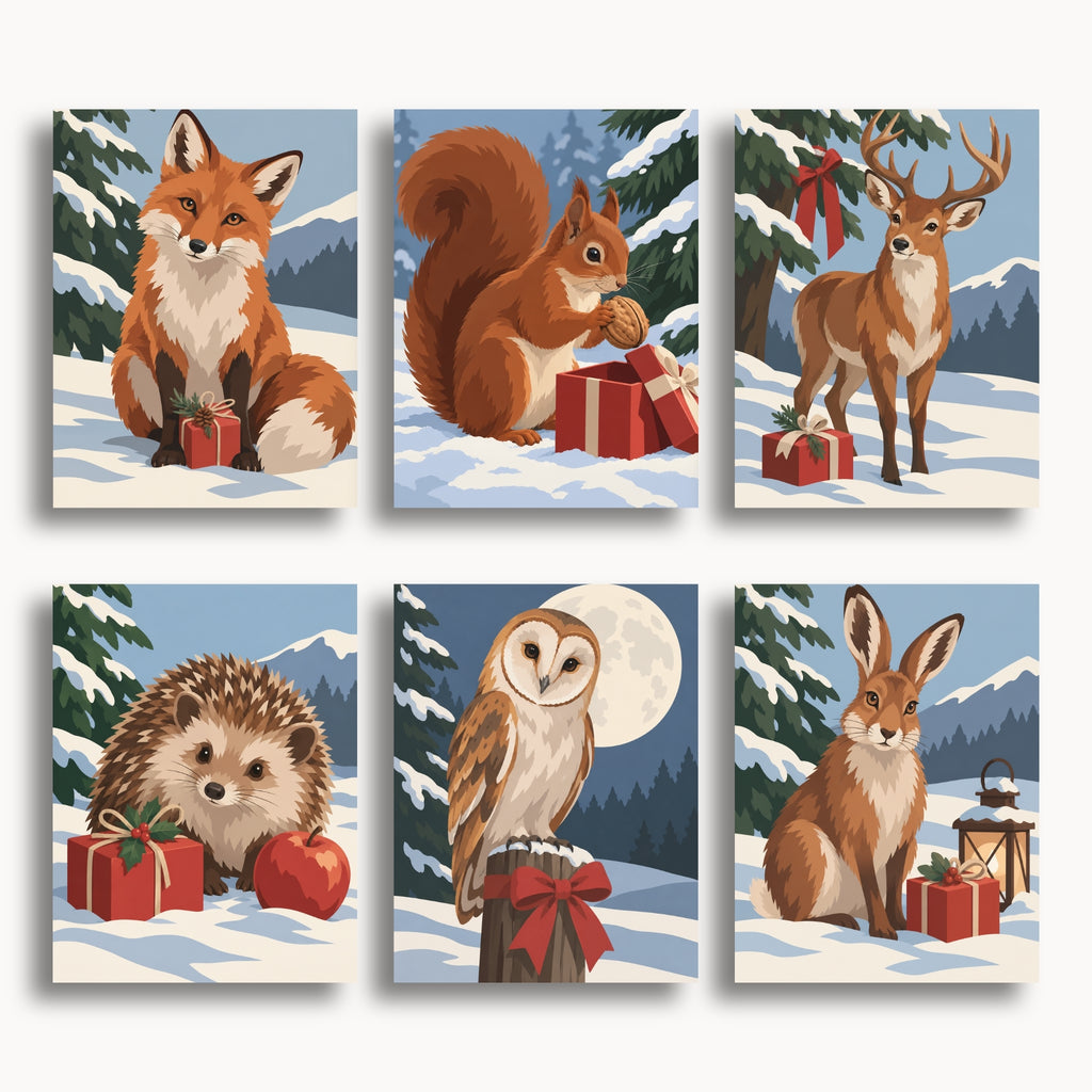 Noël en forêt | 6 mini-kits