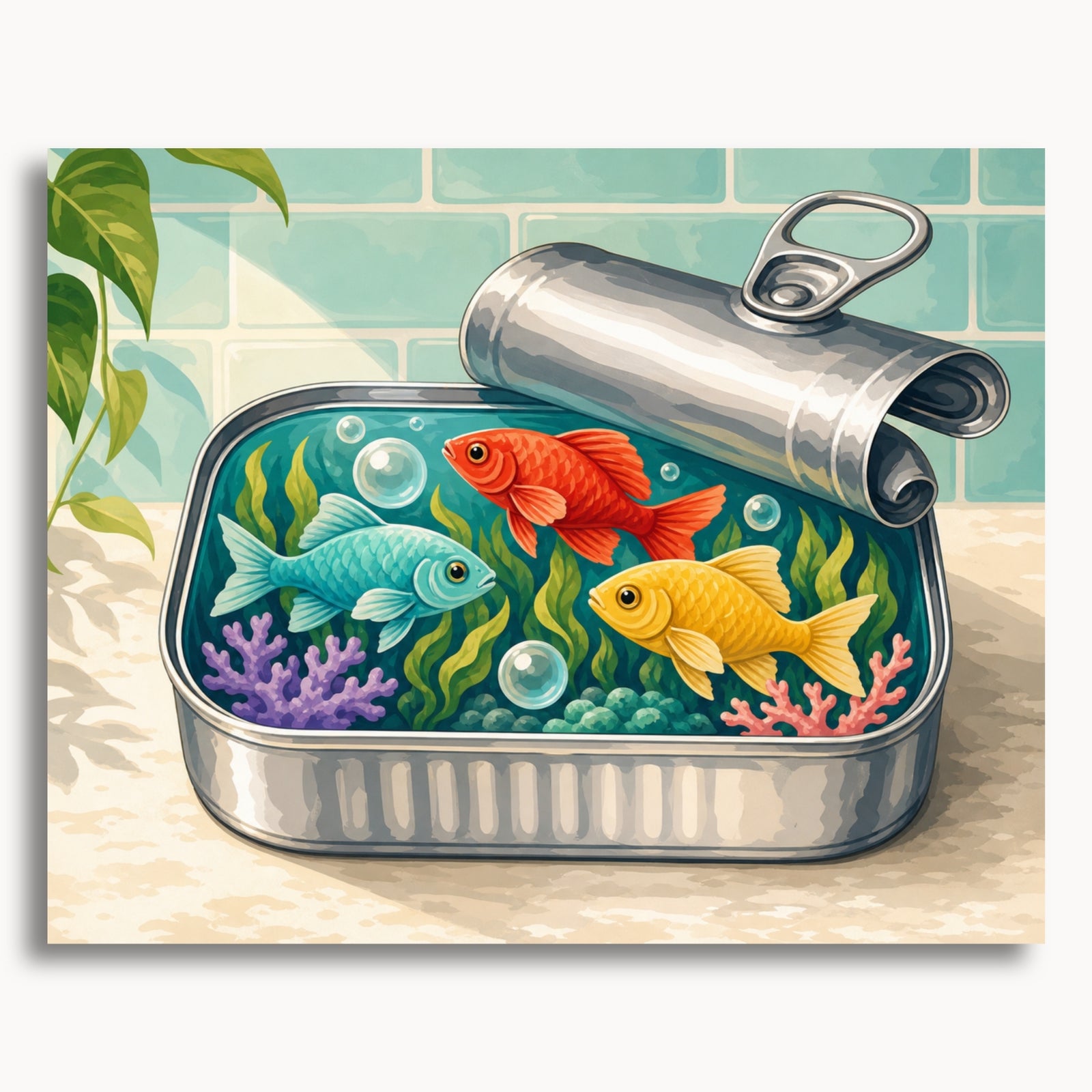 Sardinen-Aquarium