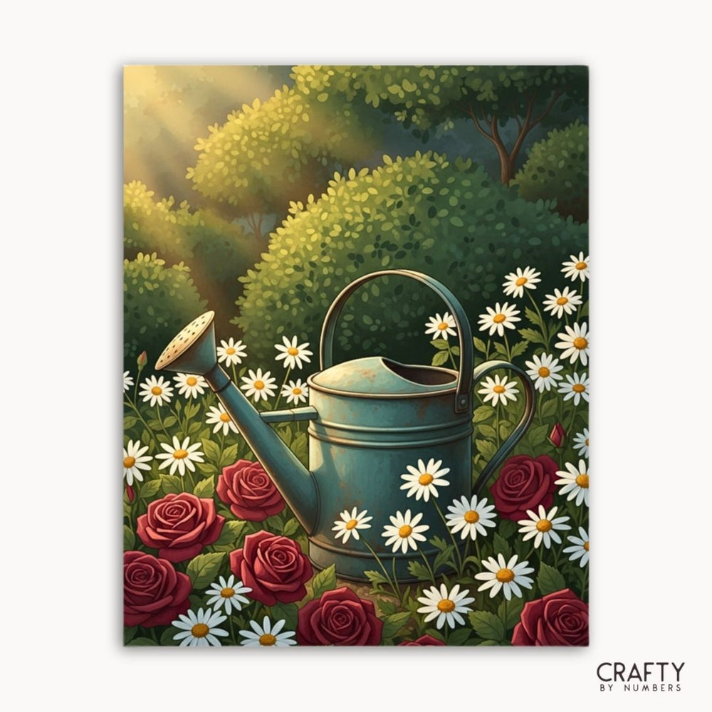 Sunlit Garden Watering