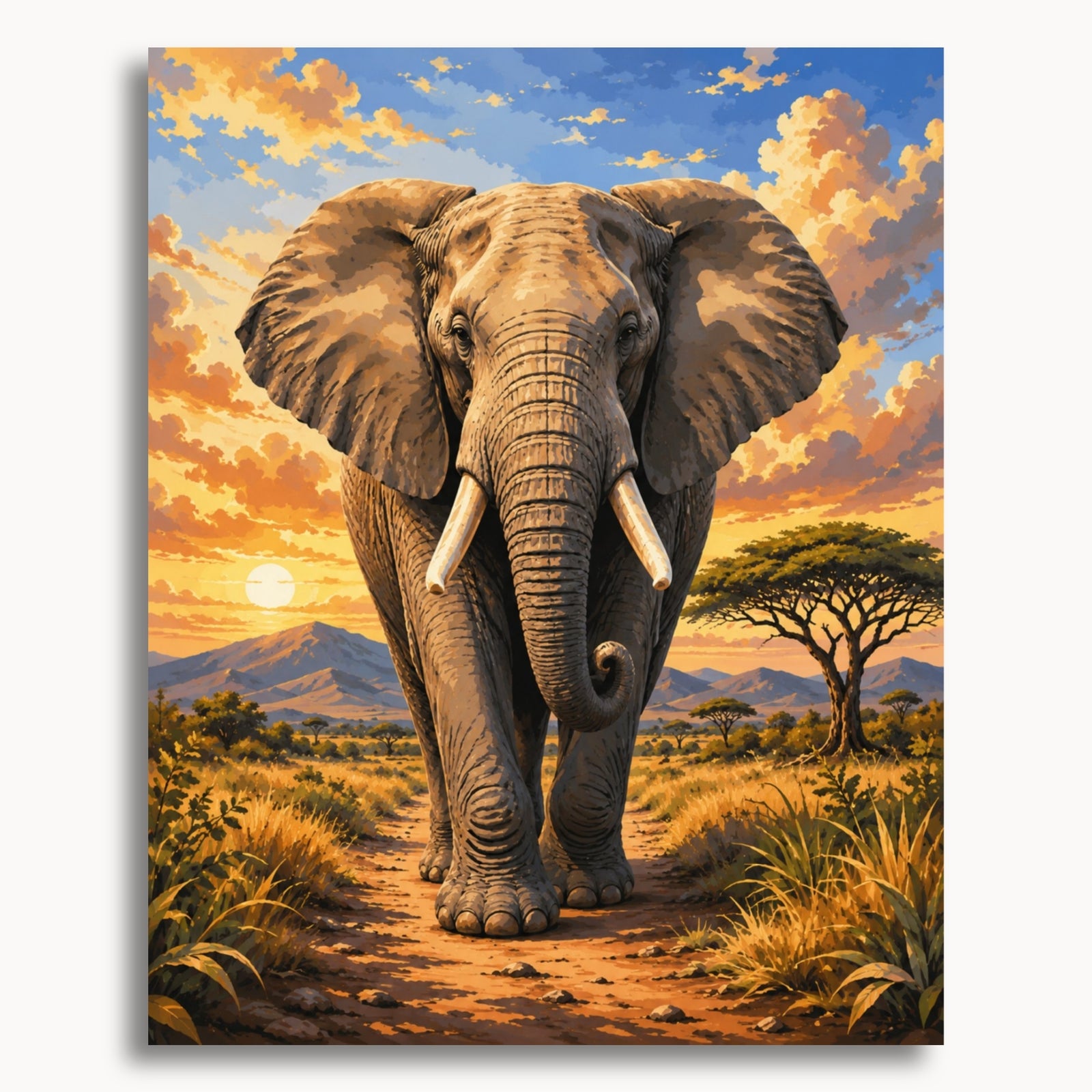 Safari-Elefant