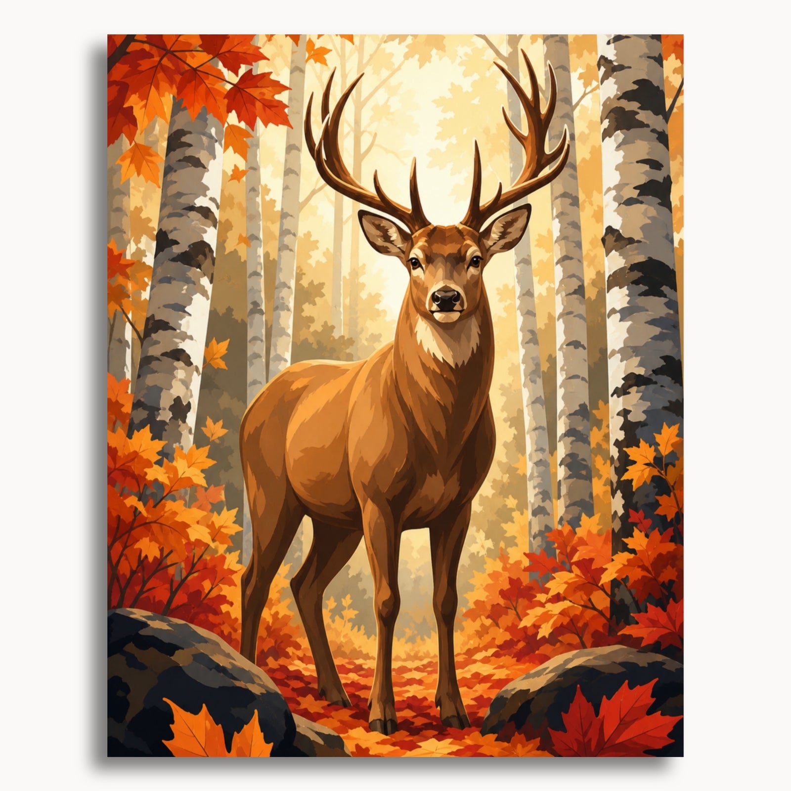 Cerf d'automne