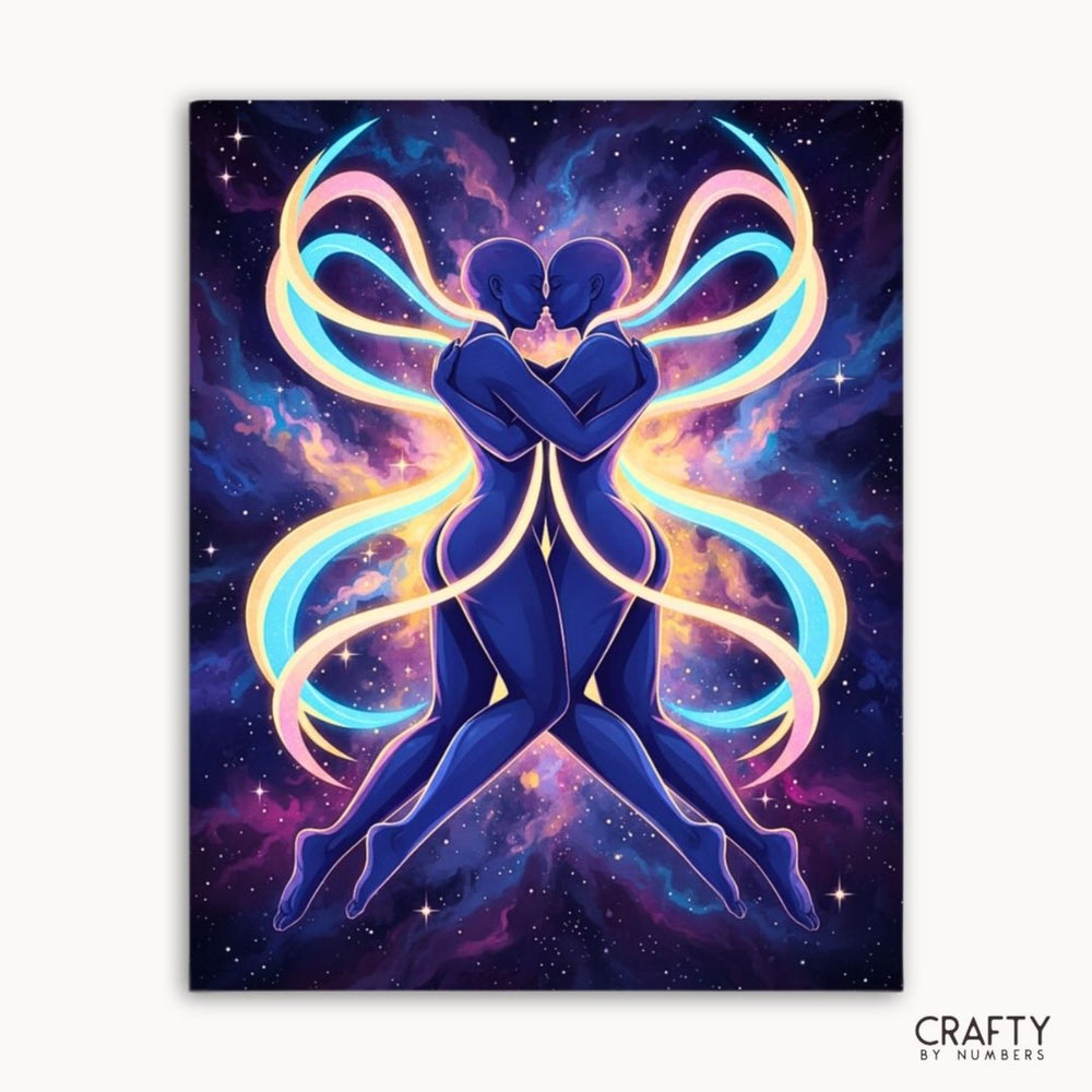 Celestial Gemini Embrace