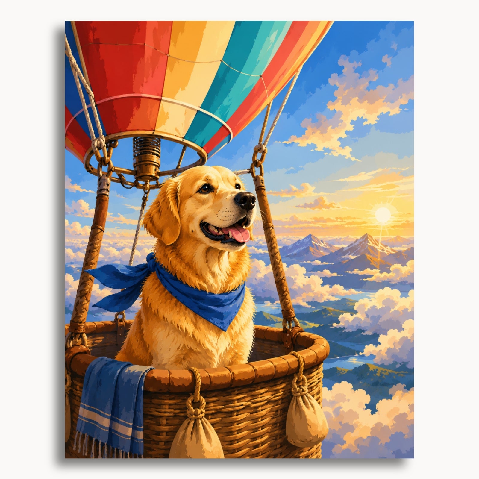 Golden Balloon Dog