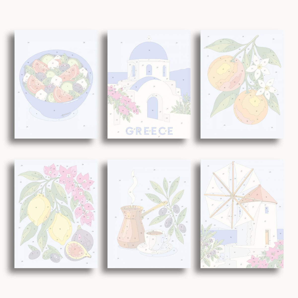 Greek Summer | 6 Mini Kits