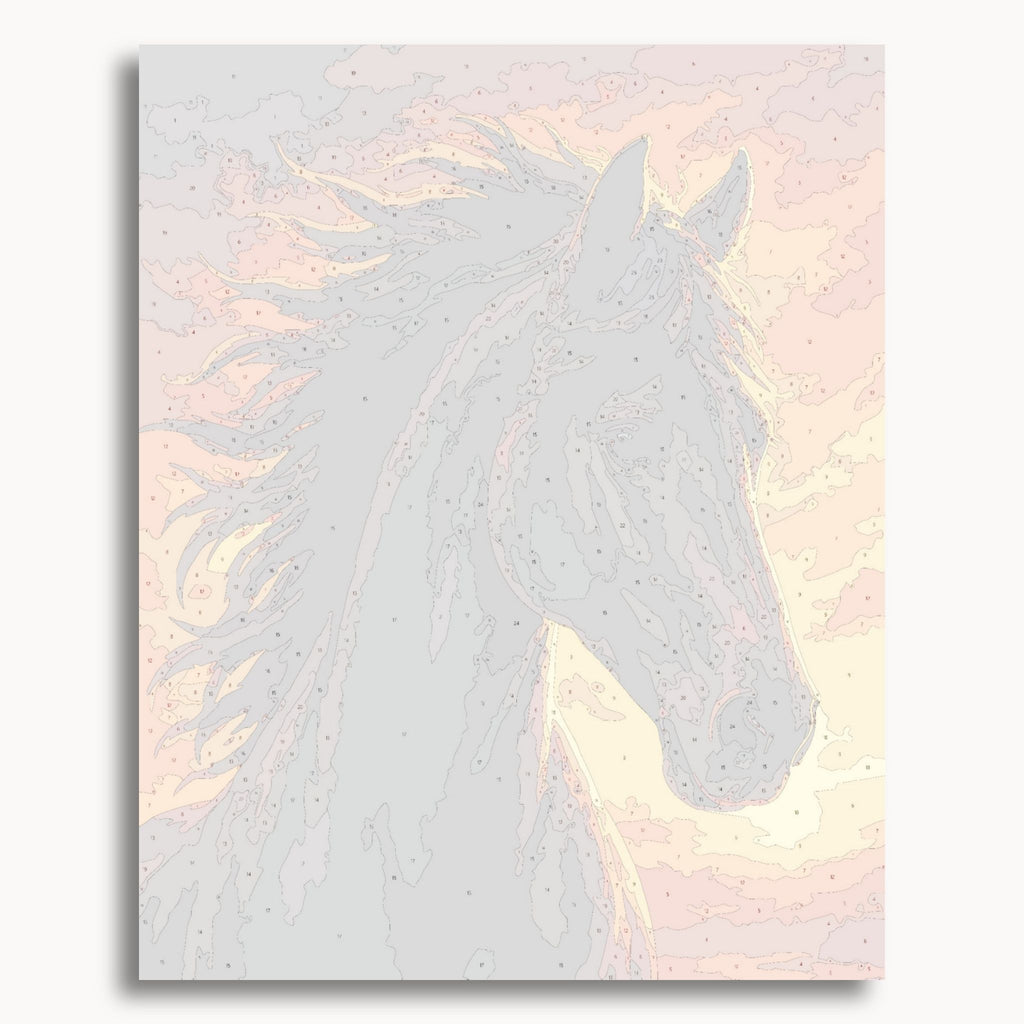 Black Horse Portrait