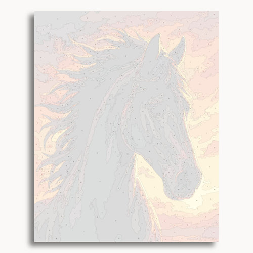 Black Horse Portrait
