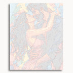 Numbered canvas preview for Wild Chemistry, showing outlined painting sections and color numbers.