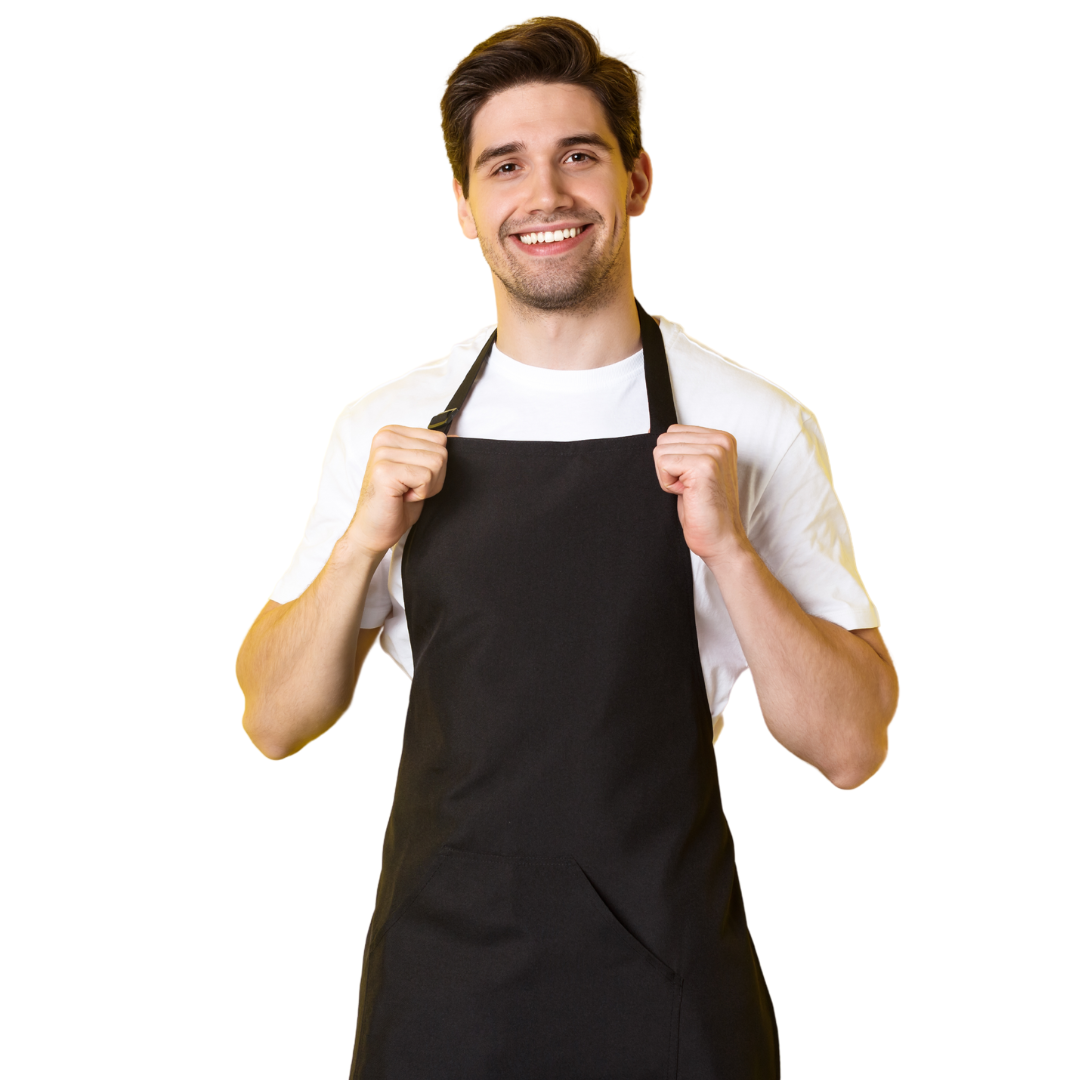 Adult coloring kit featuring a professional apron paint by numbers design with paints included.