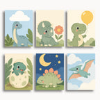 Acebo moderno – Juego de 6 mini pinturas por números
