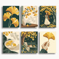 Ginkgo Herbst Mini-Malen-nach-Zahlen-Set