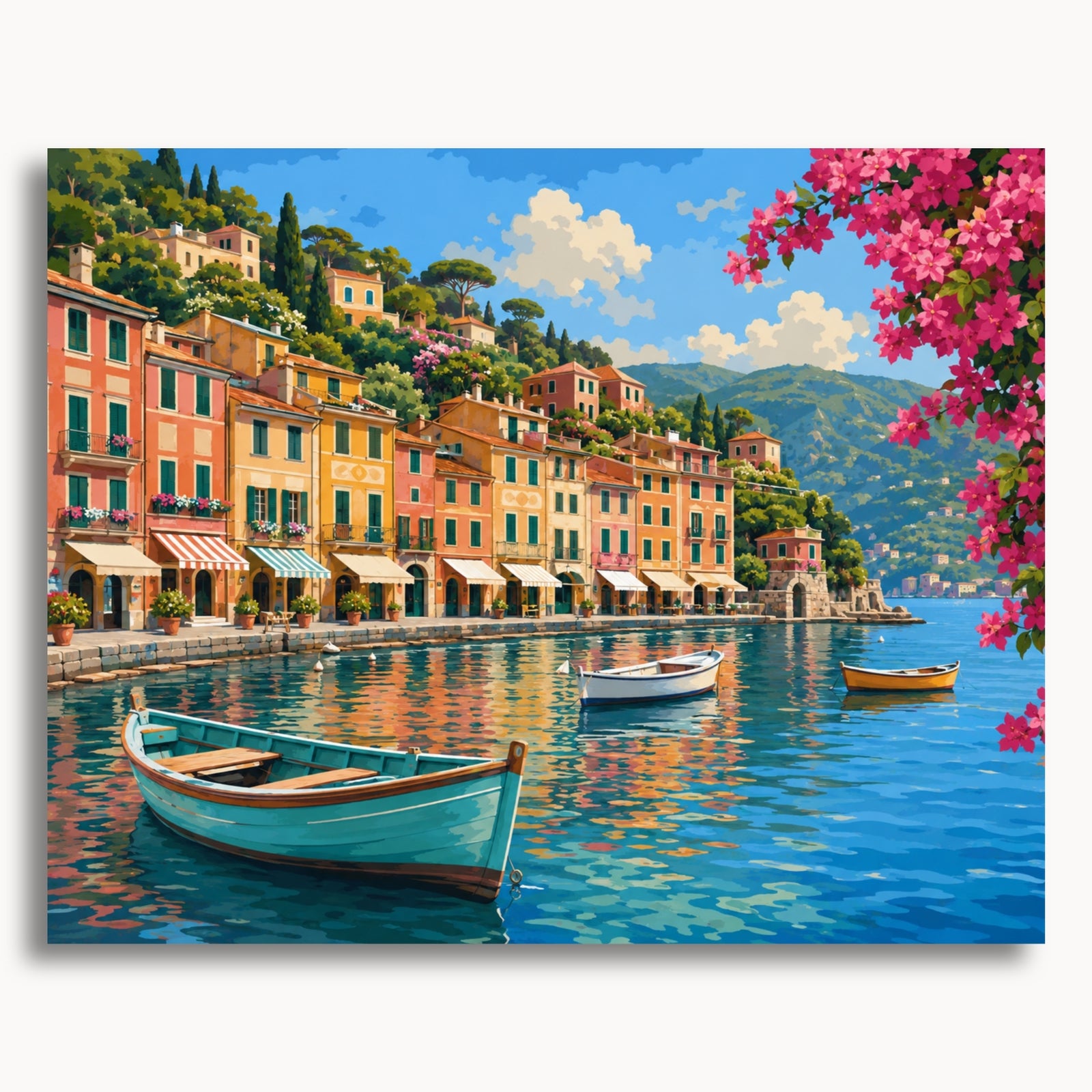 Portofino Harbor Morning