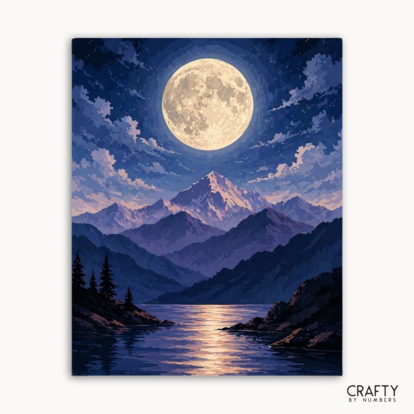 Moonlit Mountains