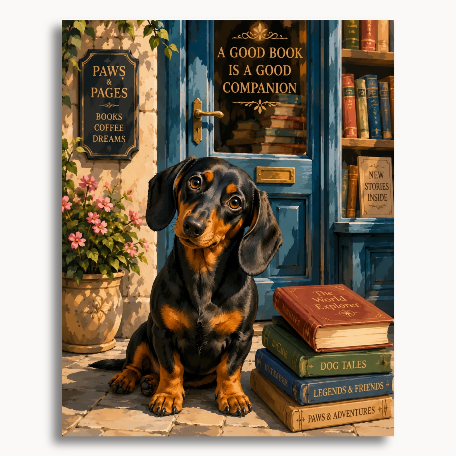 Bookshop Dachshund