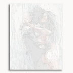 Numbered canvas preview for Wrapped in You, showing outlined painting sections and color numbers.