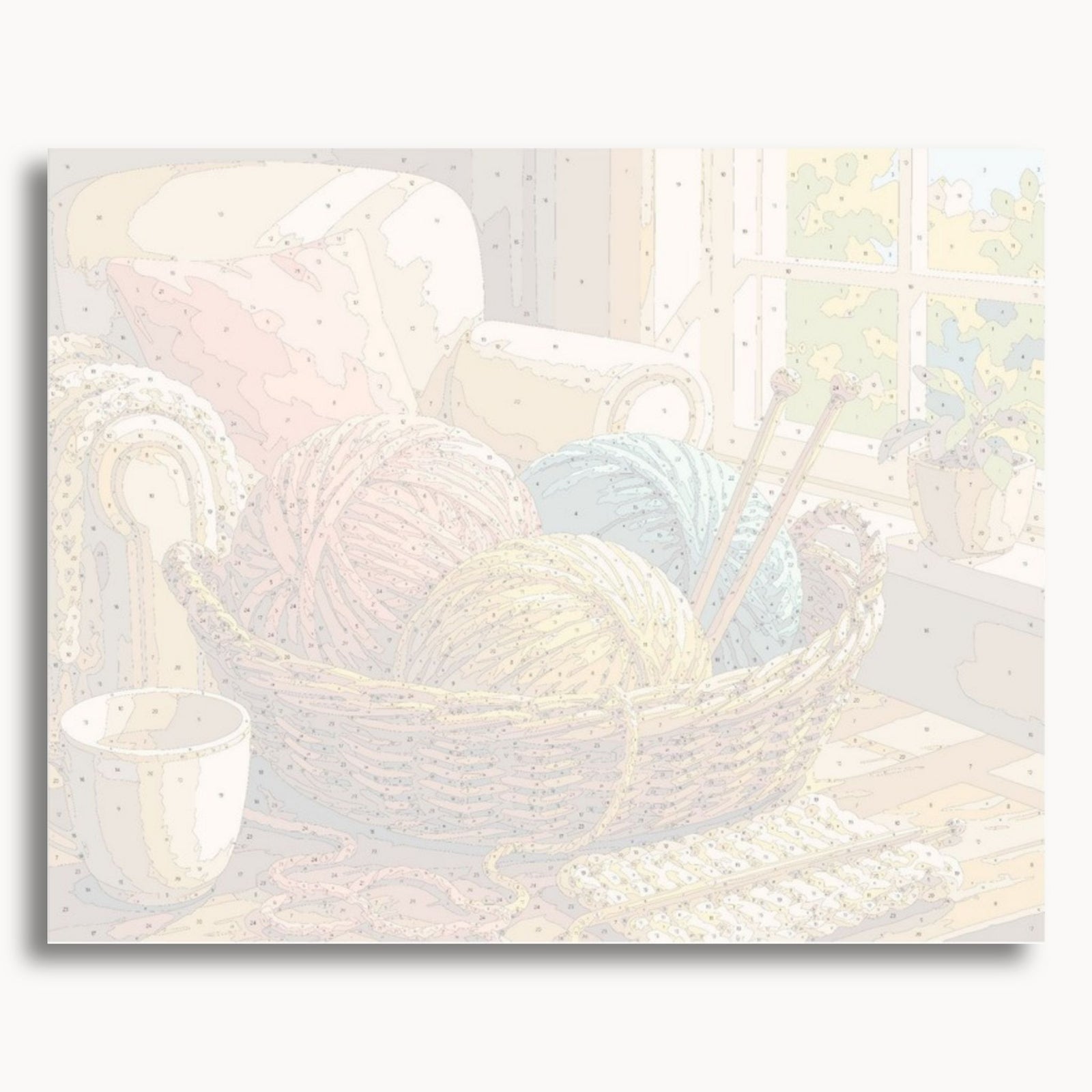 Strickkorb