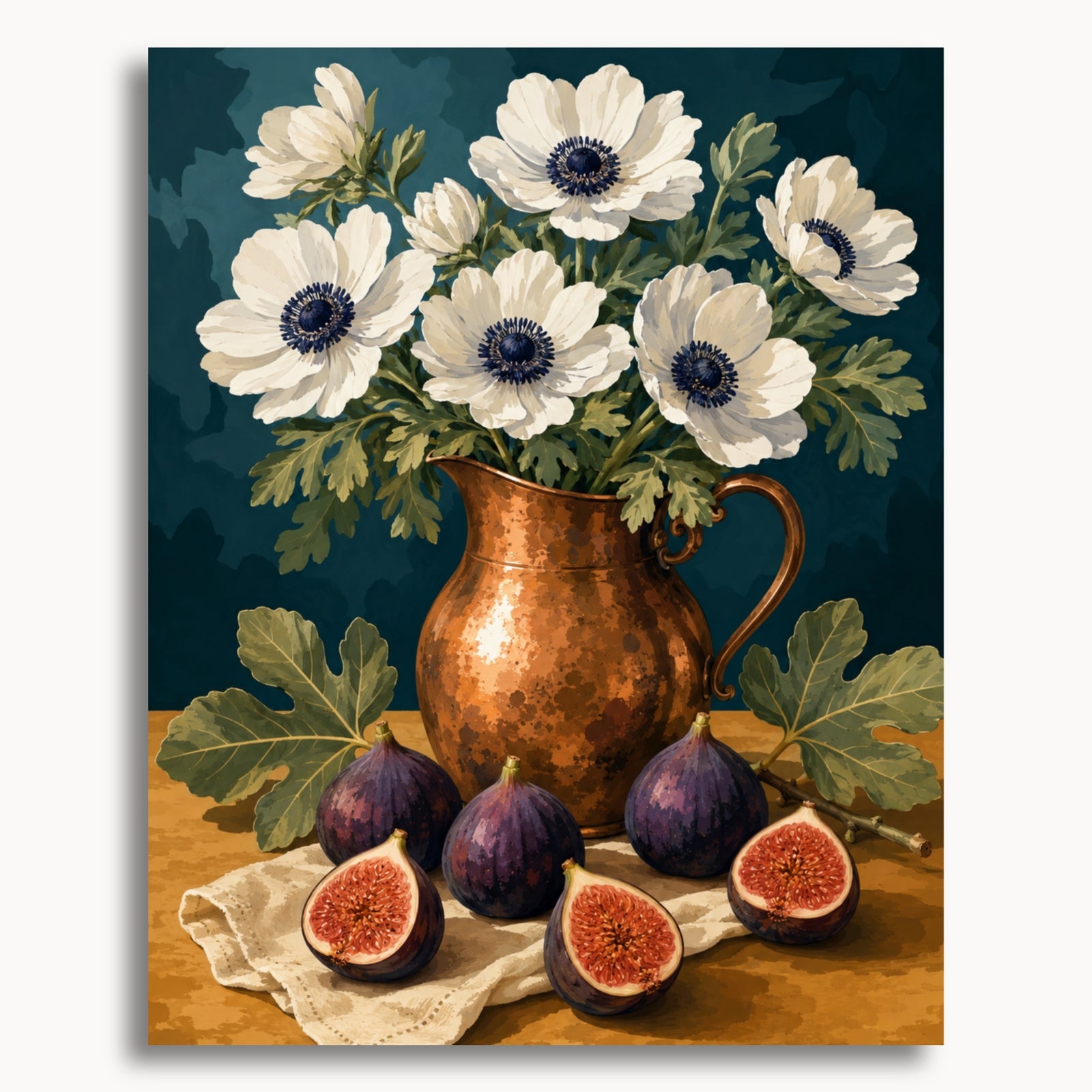 Anemonen und Feigen