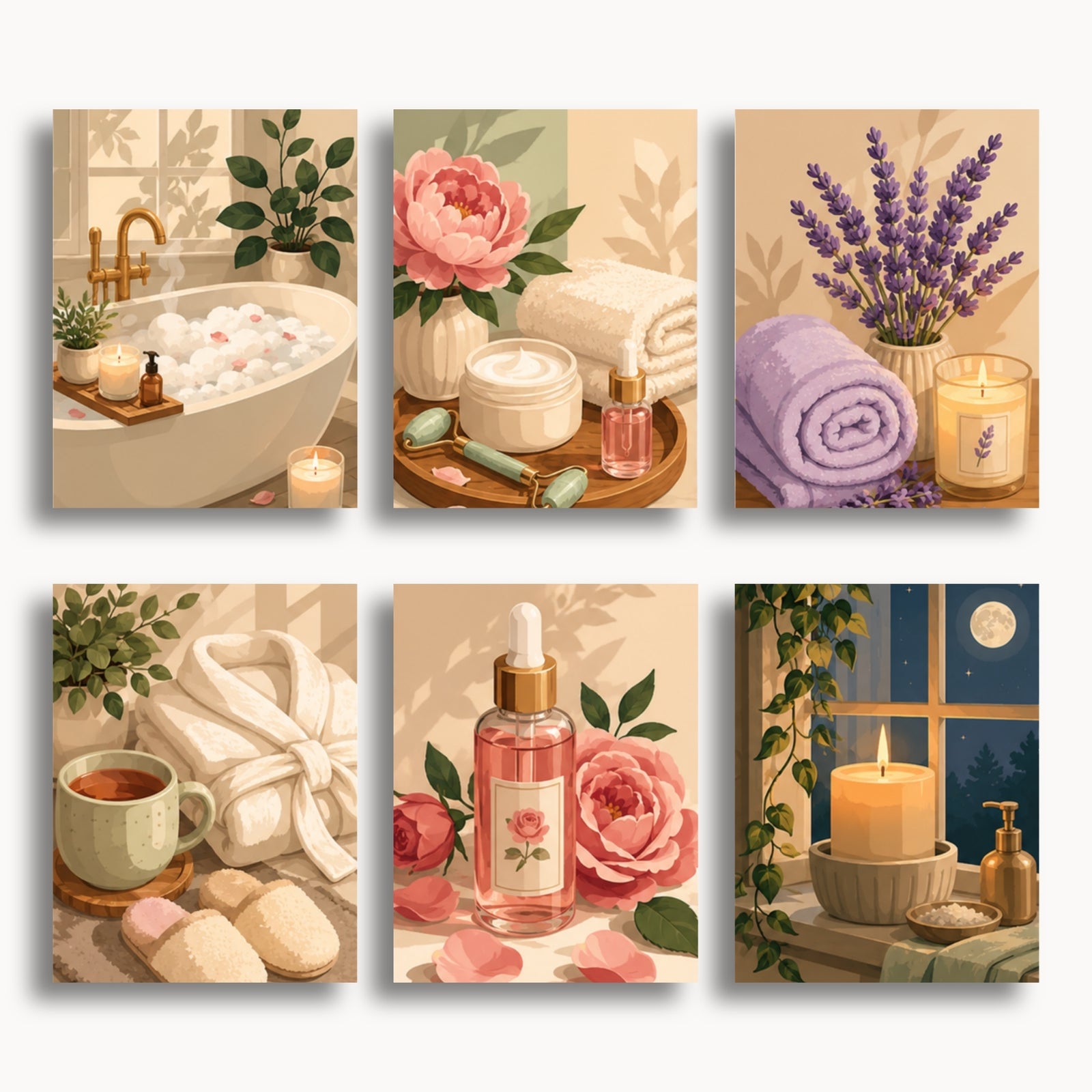 Spa Retreat Mini Paint By Numbers Set