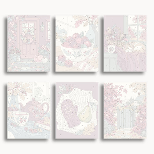 Juego de pintura por números Ginkgo Autumn Mini