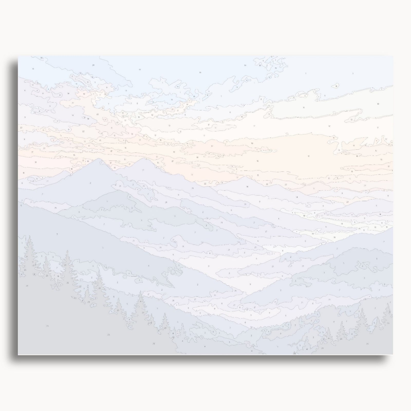 Misty Mountain Sunrise