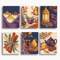 Ginkgo Herbst Mini-Malen-nach-Zahlen-Set
