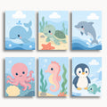 Acebo moderno – Juego de 6 mini pinturas por números