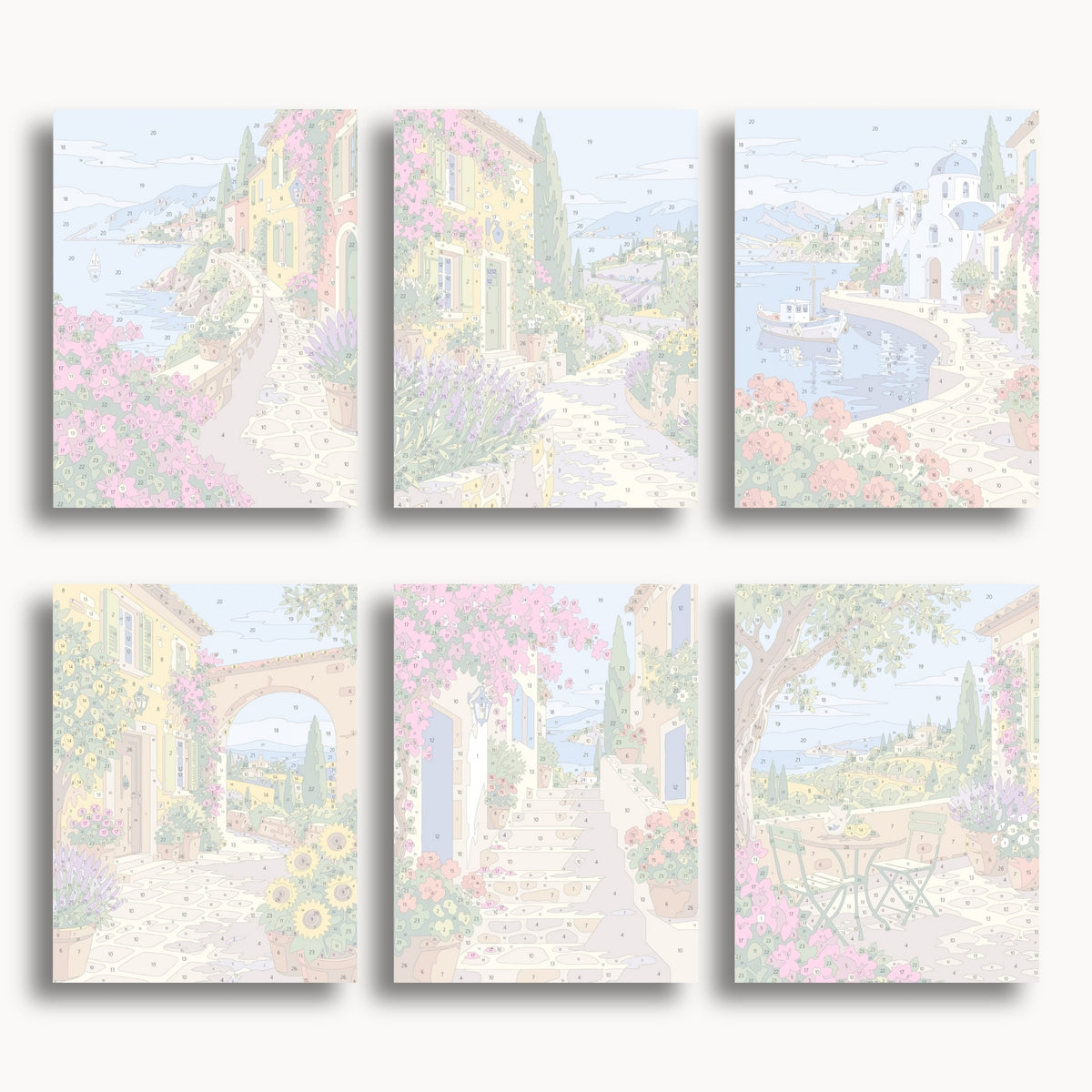 Villages méditerranéens | 6 mini-kits