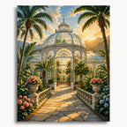 Wintergarten aus Glas