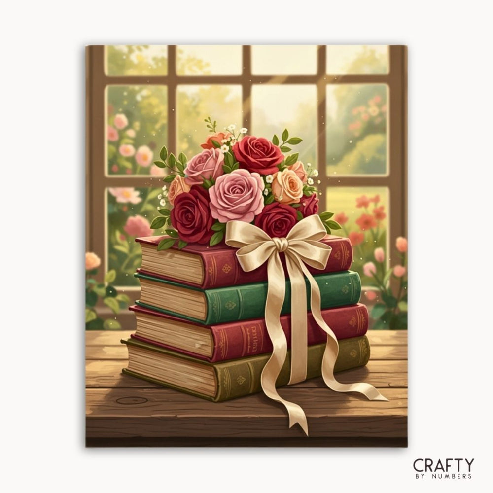 Blush Roses & Books