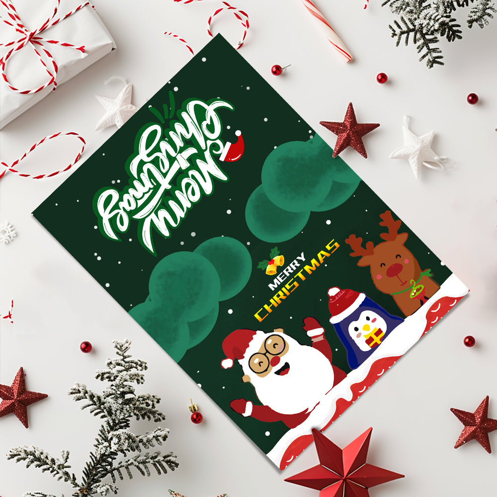 Weihnachts-Malen-nach-Zahlen-Set mit Glöckchen, perfekte weihnachtliche Wandkunst für saisonale Heimdekoration.