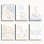 Acebo moderno – Juego de 6 mini pinturas por números