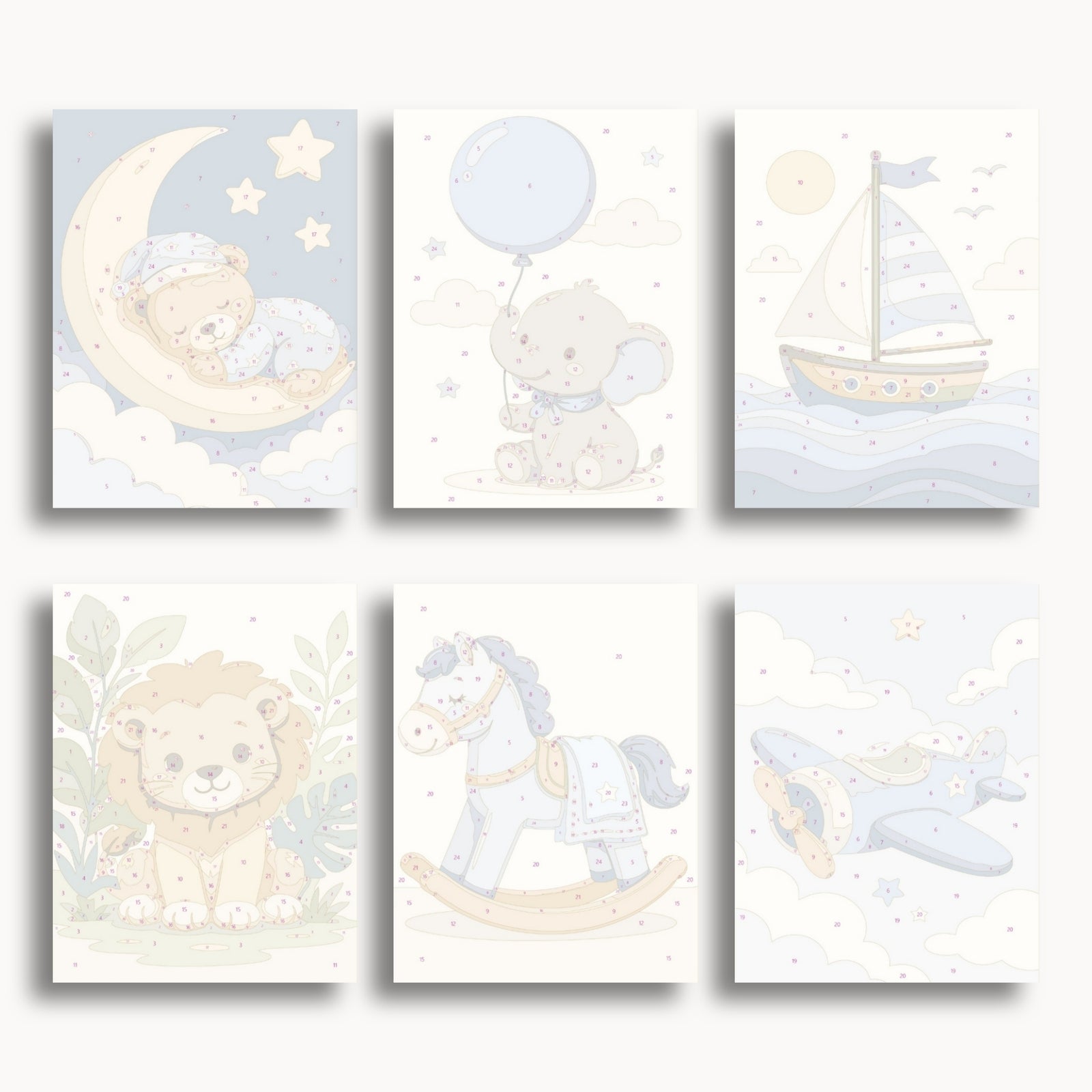 Baby Dreams Mini Paint By Numbers Set