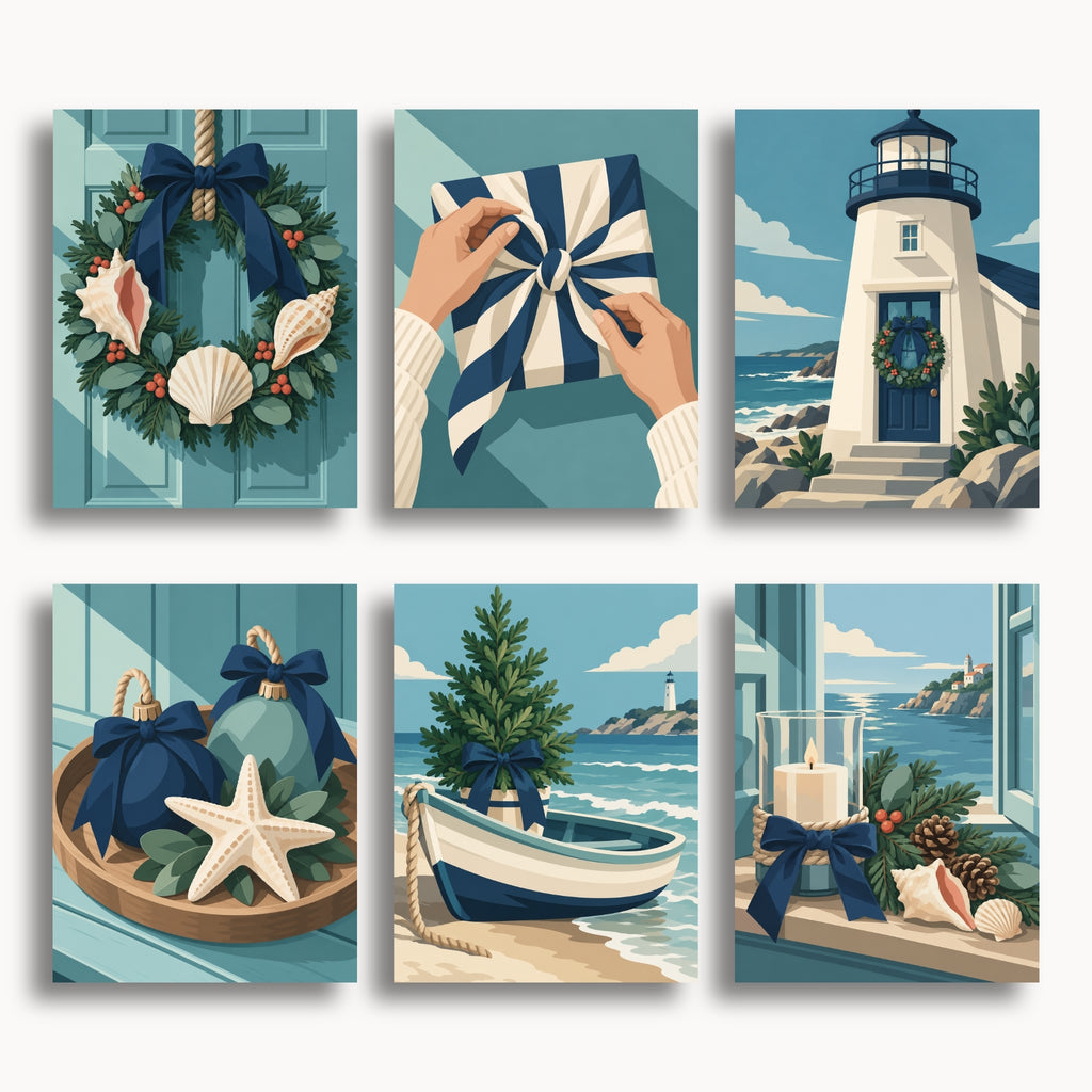 Noël en bord de mer | 6 mini-kits