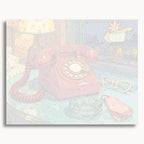 Numbered canvas preview for Midnight Call, showing outlined painting sections and color numbers.